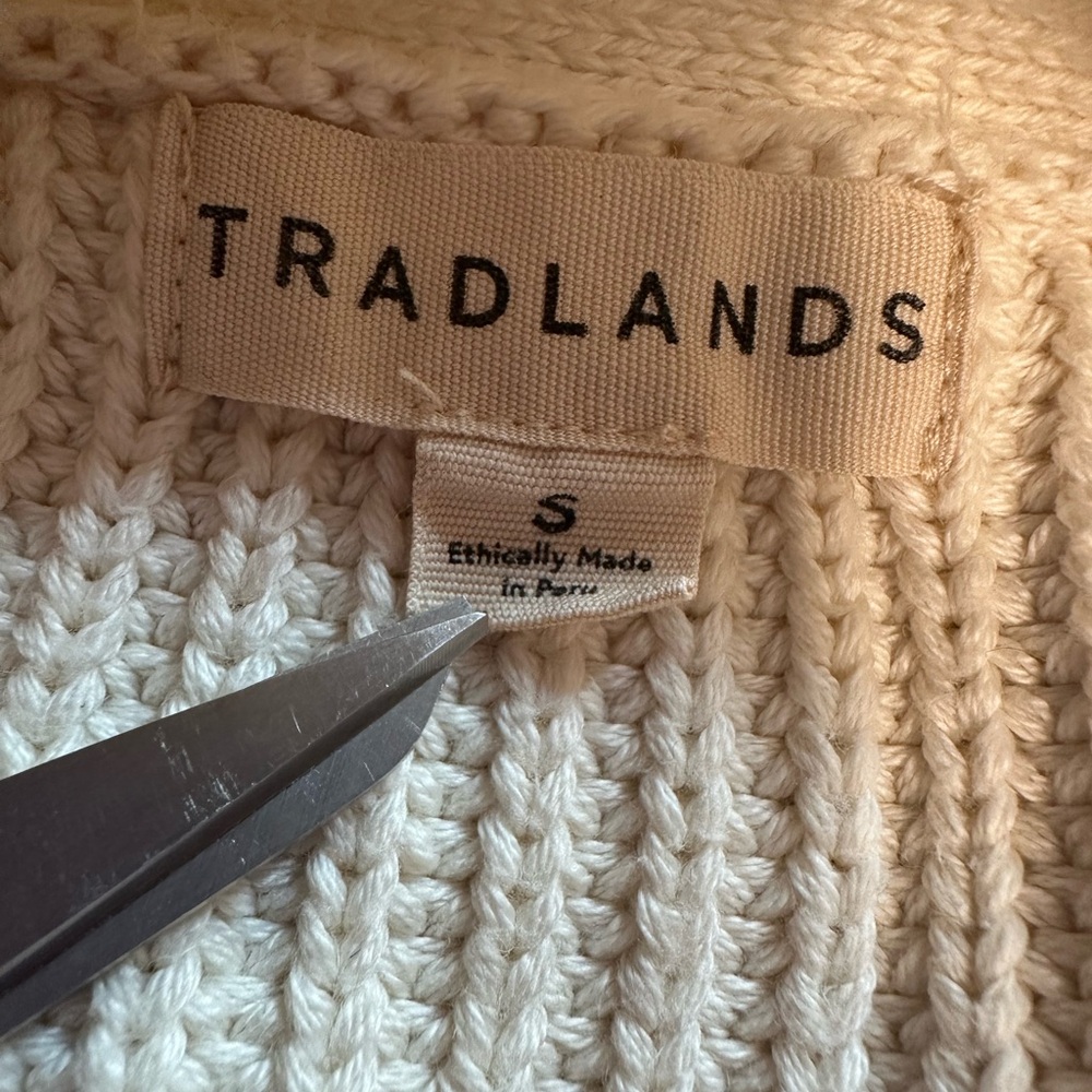 Tradlands Shelter Cardigan in Birch Size S - Picture 4 of 7